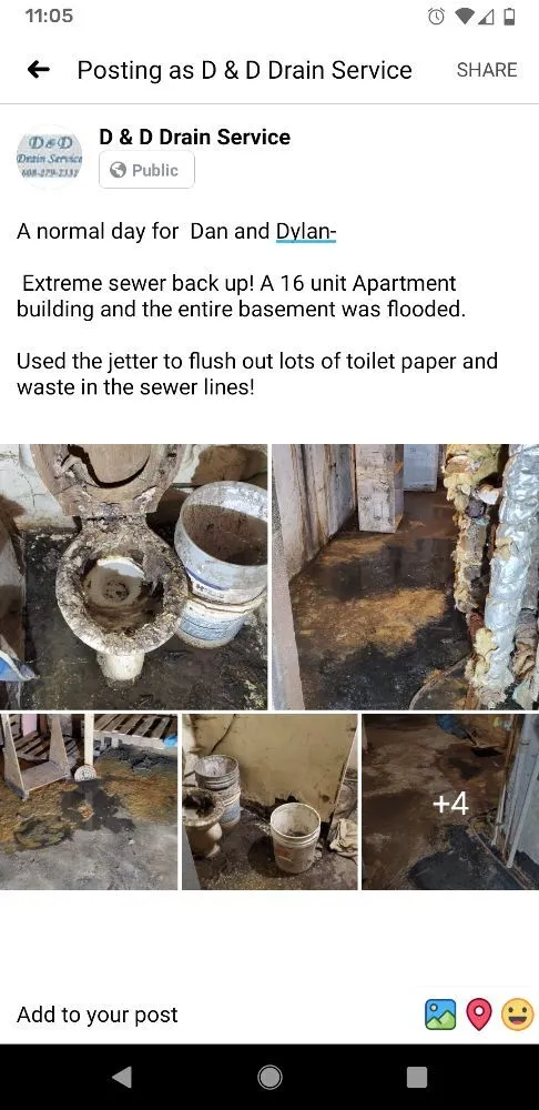 Slide of D & D Drain Service