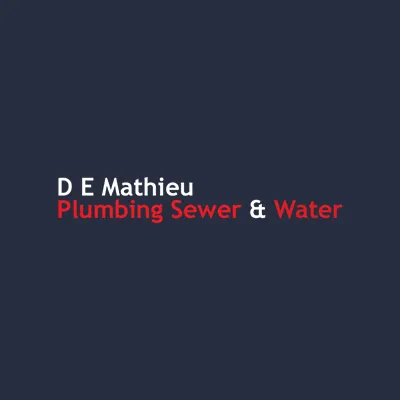 Slide of D. E. Mathieu Plumbing, Sewer & Water