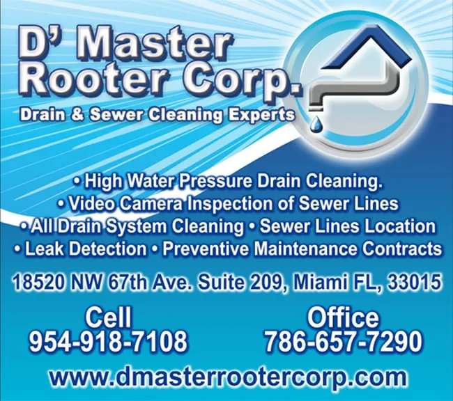 Slide of D' Master Rooter Corp.