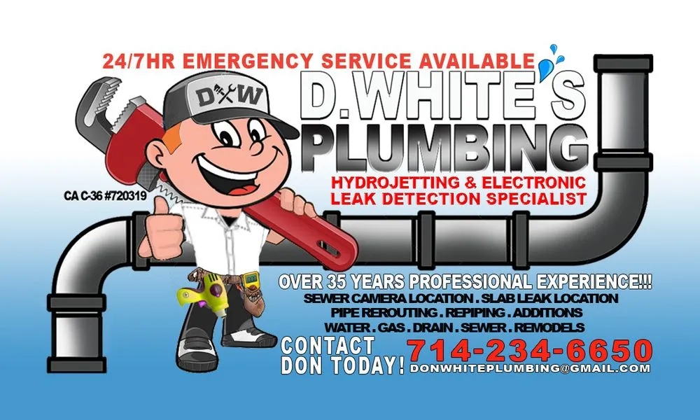 Slide of D White Plumbing
