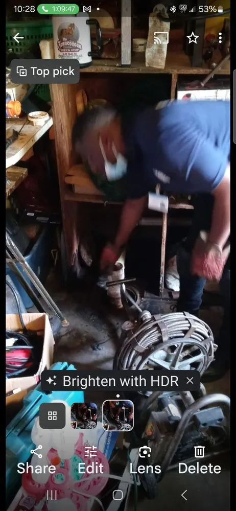 Slide of D3 drain cleaning