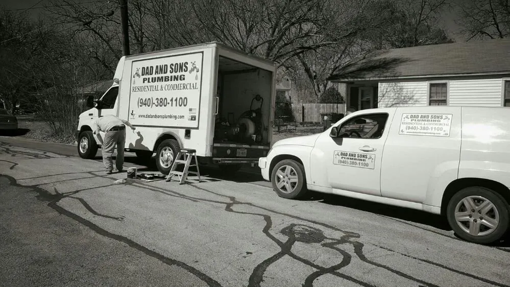 Expert plumbing repair for homes in Denton, TX by Dad And Sons Plumbing