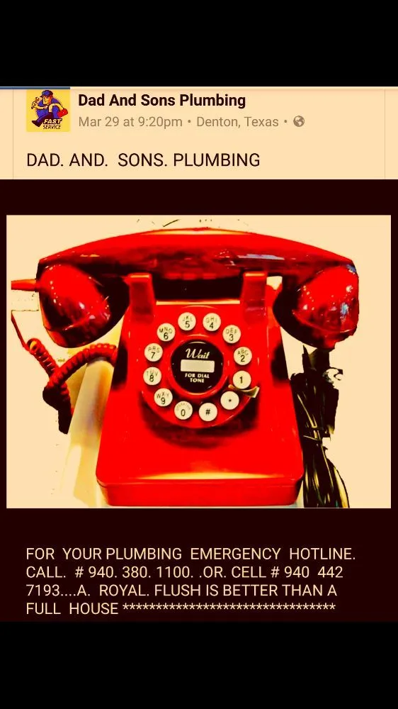 Slide of Dad And Sons Plumbing