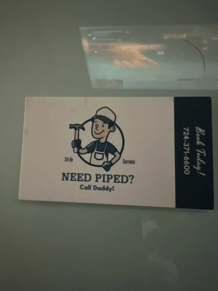 Slide of Daddy’s Plumbing and Piping