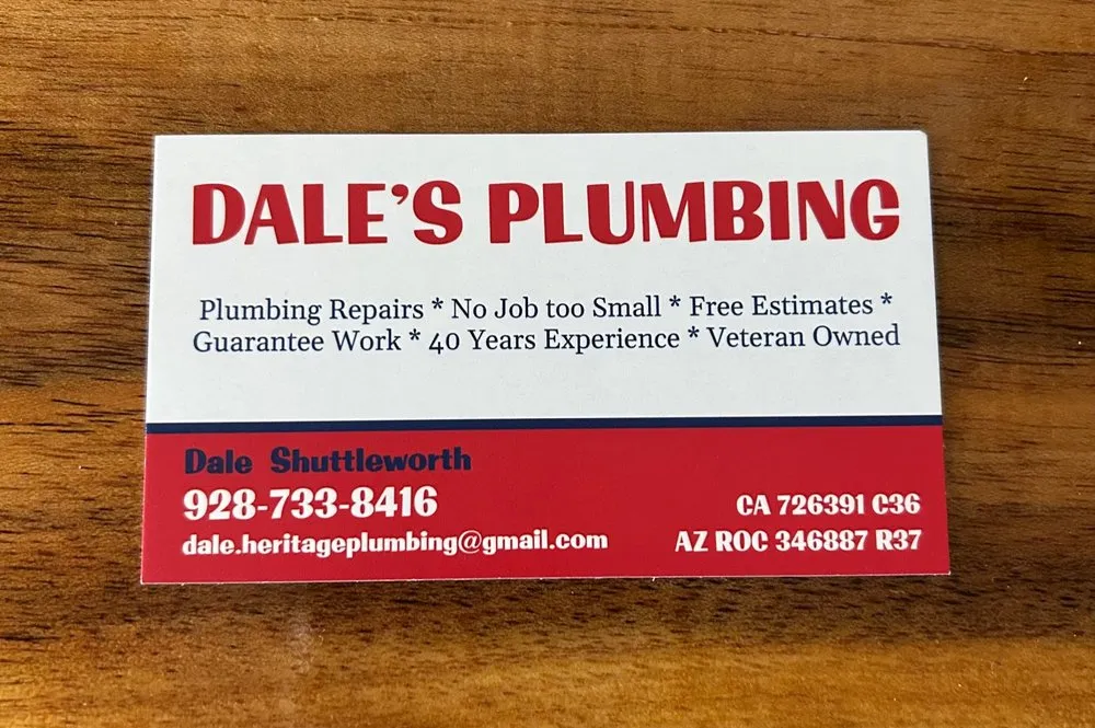 Slide of Dale's Plumbing