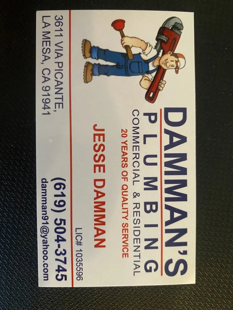Slide of Damman’s Plumbing