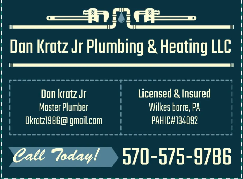 Top-rated drain cleaning in Hanover Township, PA by Dan Kratz Jr Plumbing & Heating