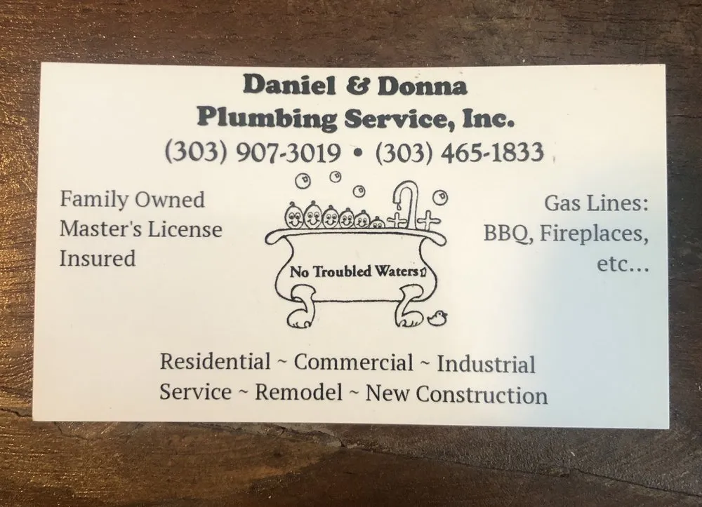 Slide of Daniel & Donna's Plumbing Service