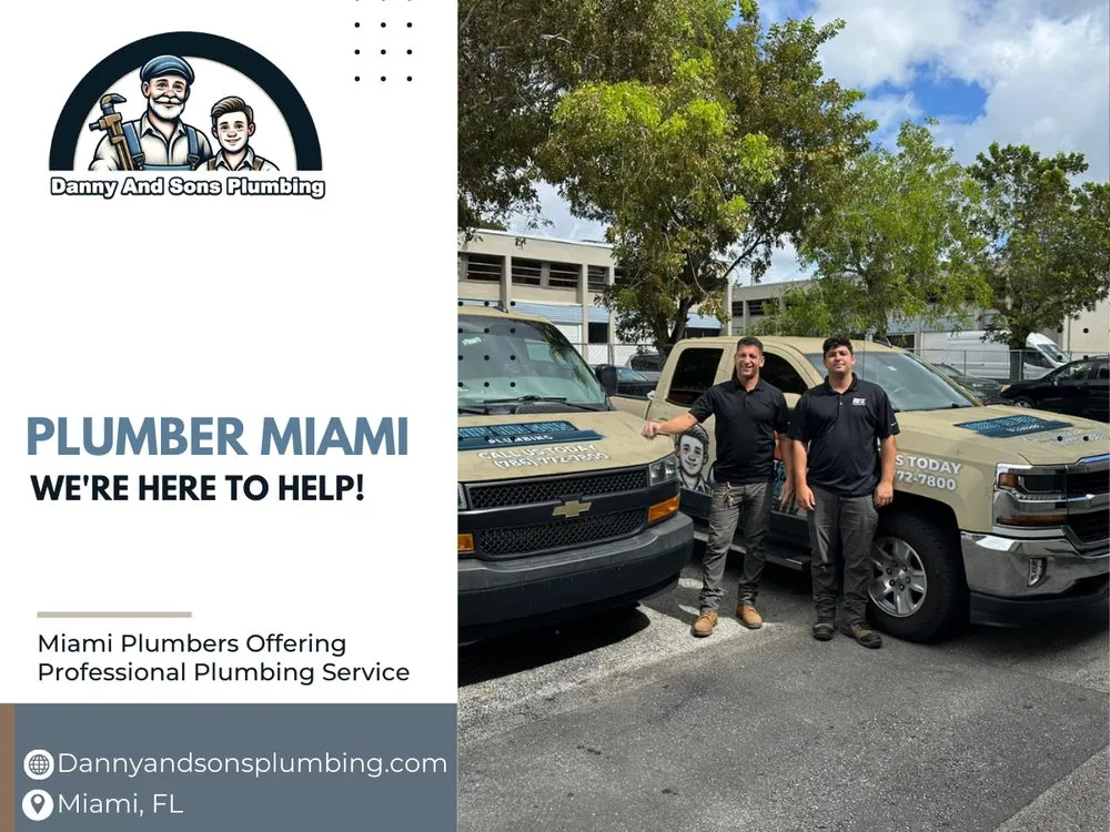 Slide of Danny and Sons Plumbing