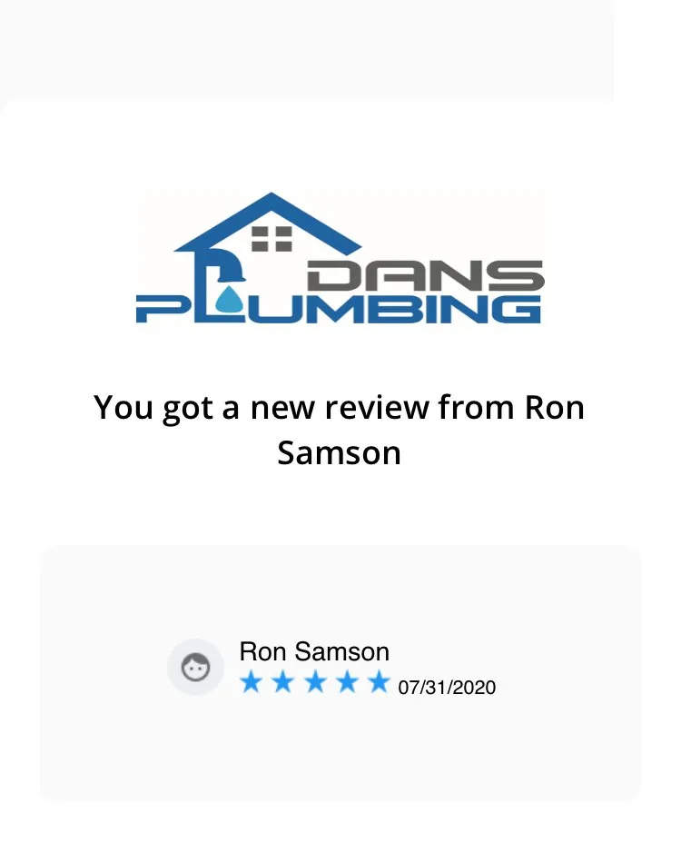 Slide of Dans Plumbing