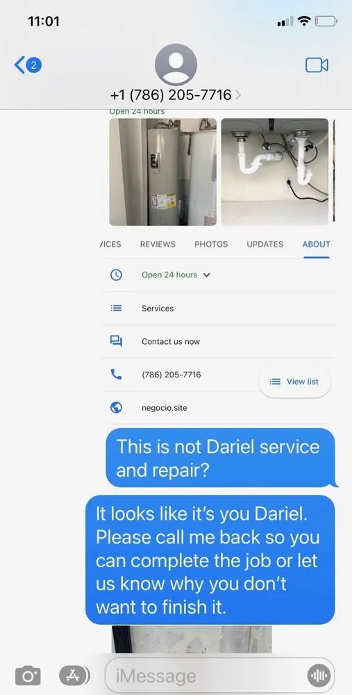 Slide of Dariel Service and Repair