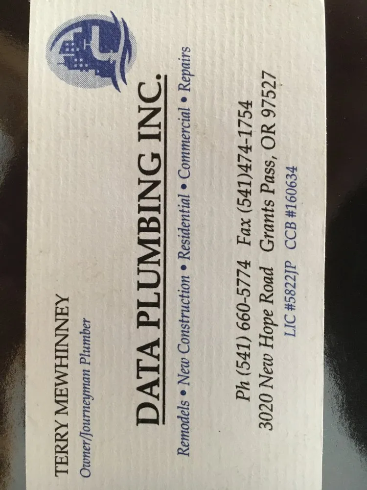 Slide of Data Plumbing Inc