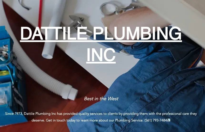 Slide of Dattile Plumbing