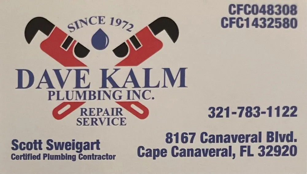 Slide of Dave Kalm Plumbing