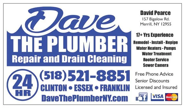 Emergency plumbing repair experts serving Lyon Mountain, NY - Dave the Plumber