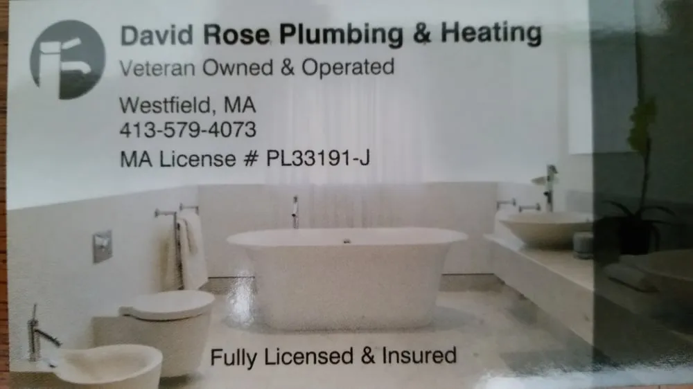 Slide of David Rose Plumbing and Heating