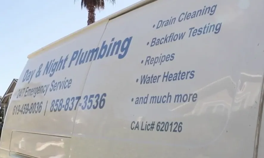 Slide of Day and Night Plumbing