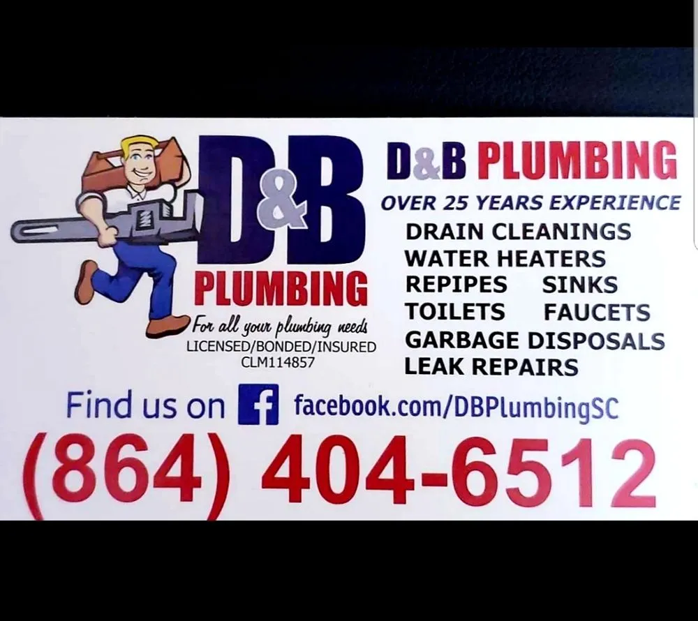 Slide of D&B Plumbing