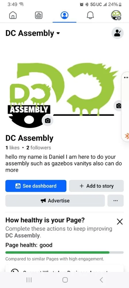 Slide of DC Assembly