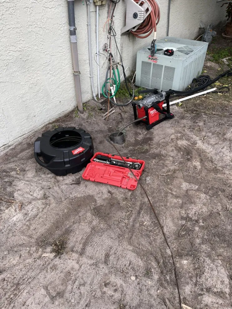 Slide of D.C. Drain Cleaning