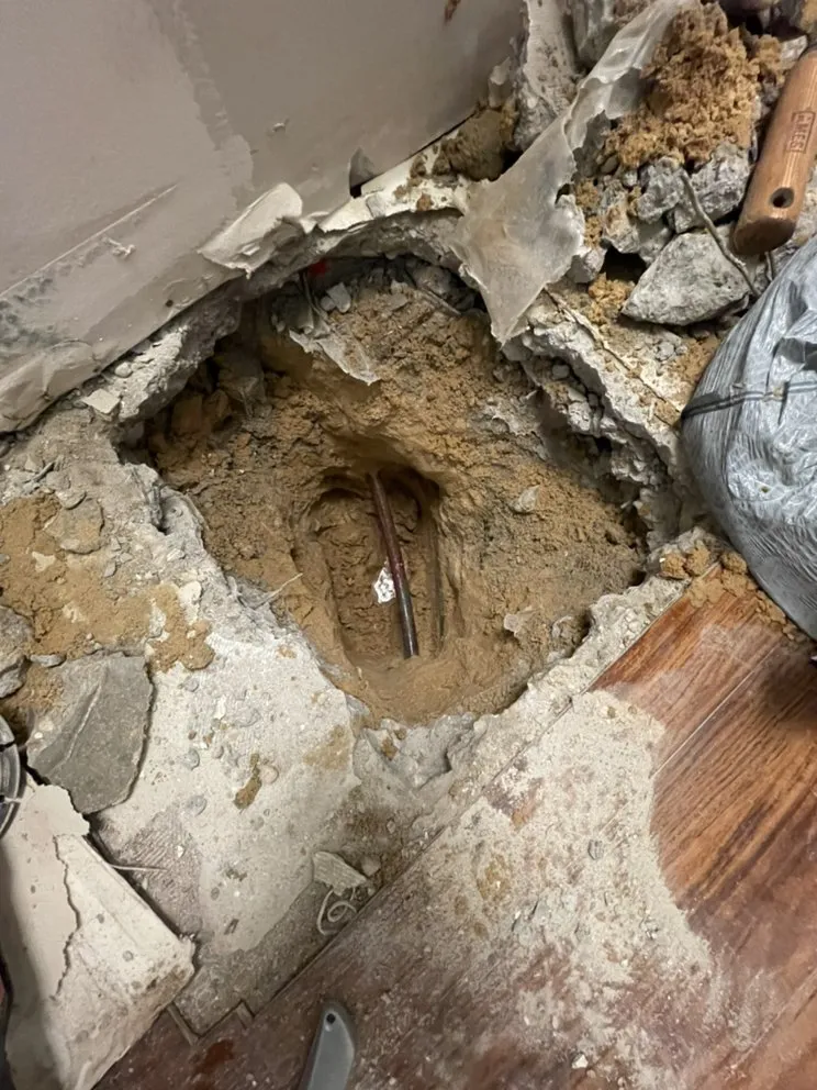 Slide of D.C. Drain Cleaning