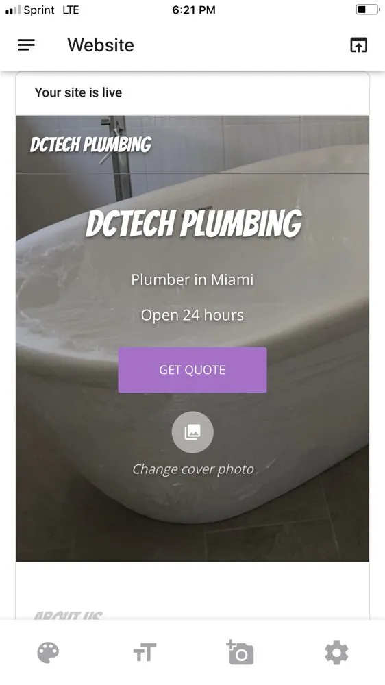 Slide of DCTech Plumbing