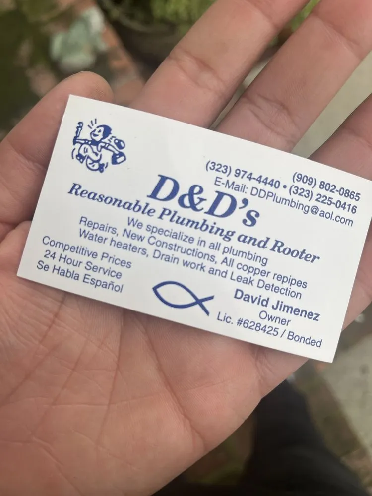 Slide of D&D's Plumbing And Rooter