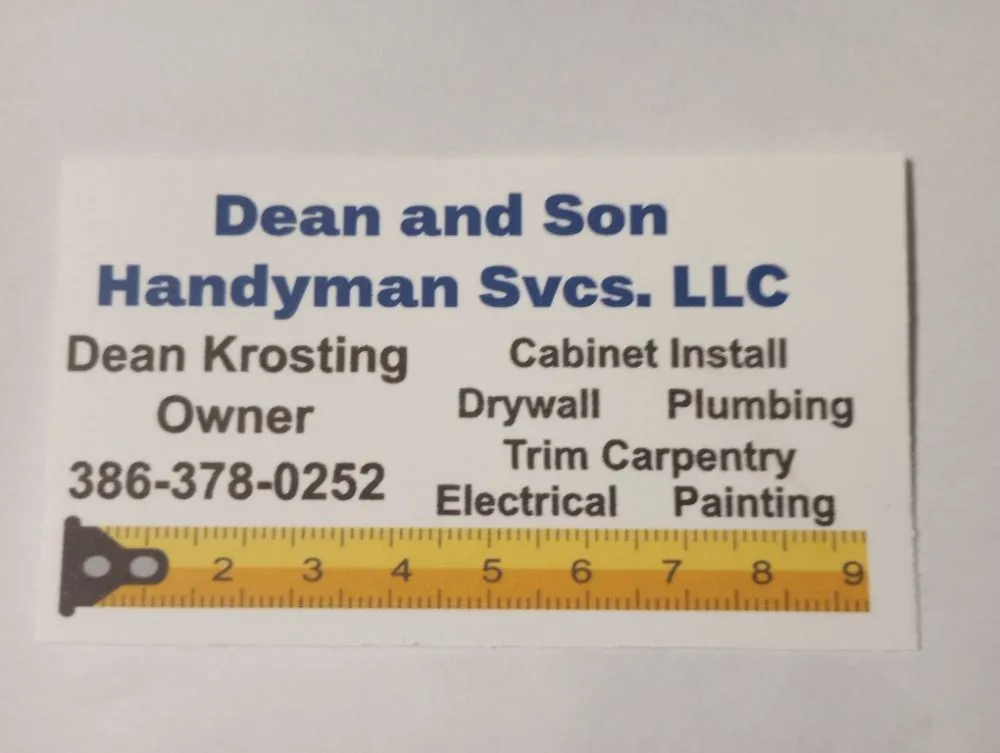 Slide of Dean And Son Handyman Services