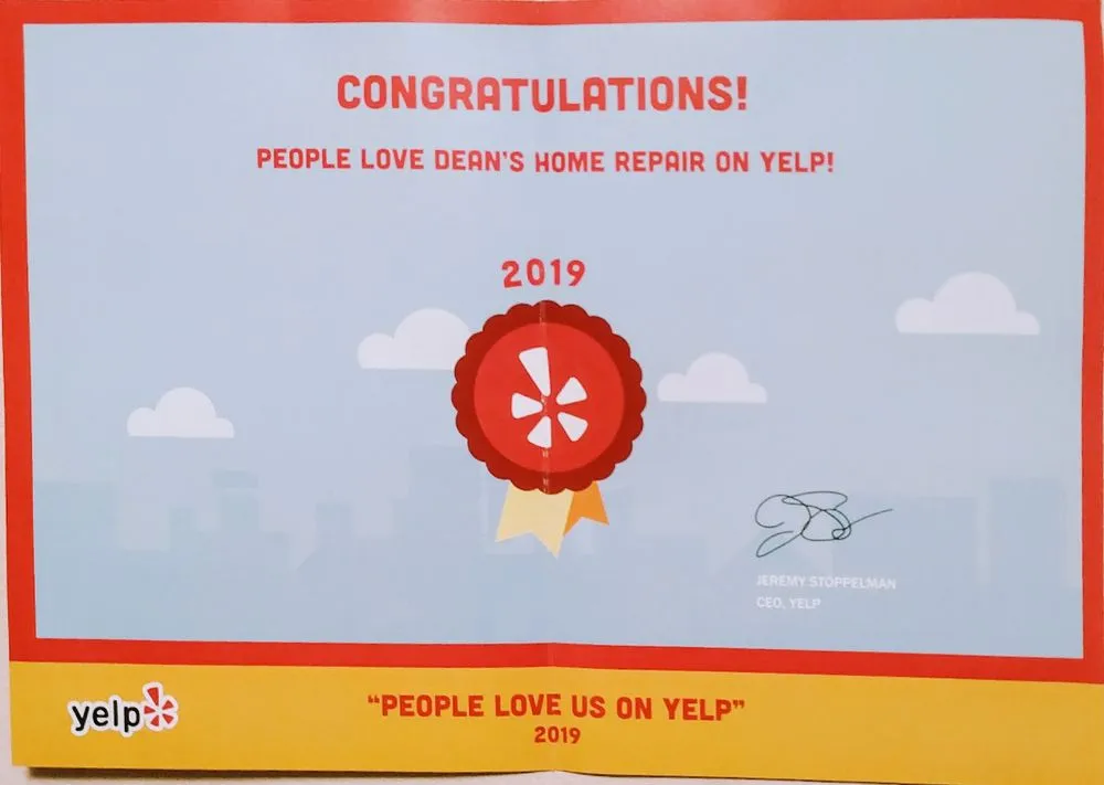 Slide of Dean's Home Repair