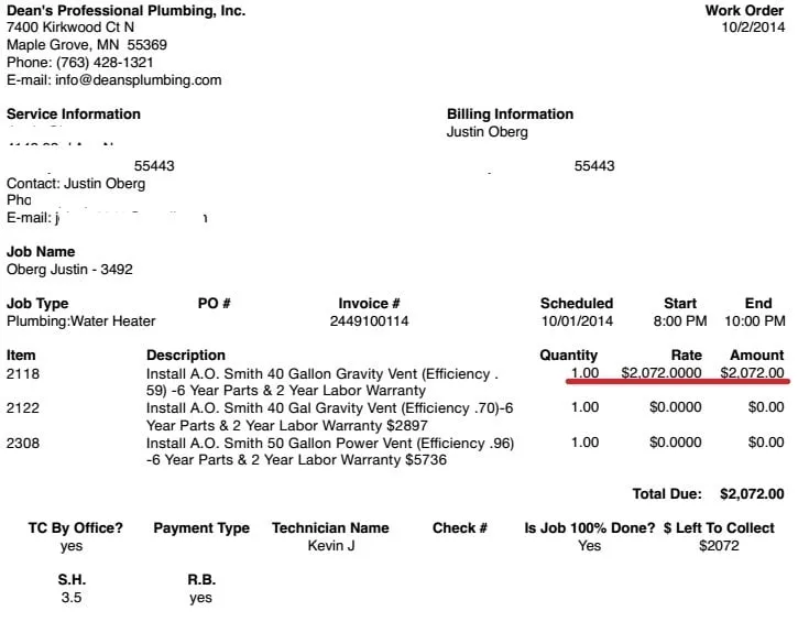 Professional leak detection in Maple Grove, MN by Dean's Home Services