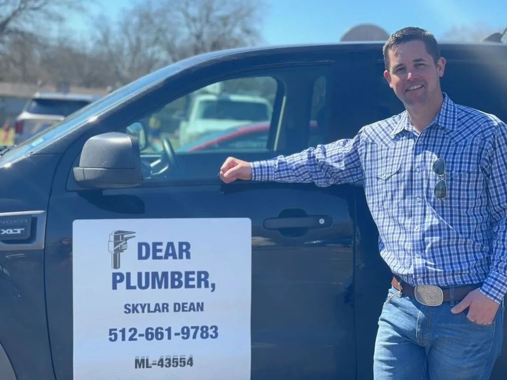 Slide of Dear Plumber