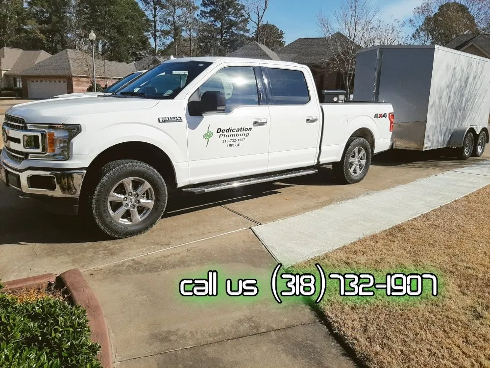 Affordable water heater service for homes in Calhoun, LA by Dedication Plumbing