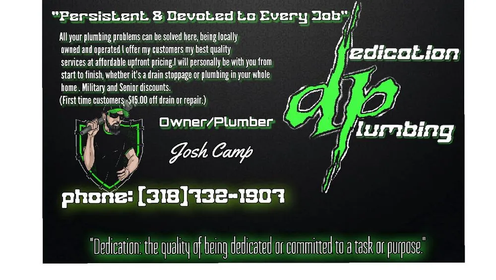 Slide of Dedication Plumbing