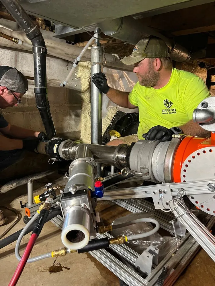 Slide of Defend Sewer Repair