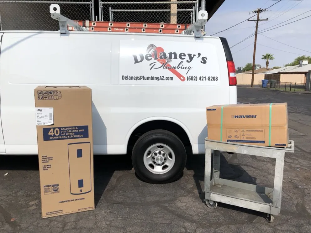 Slide of Delaney's Plumbing