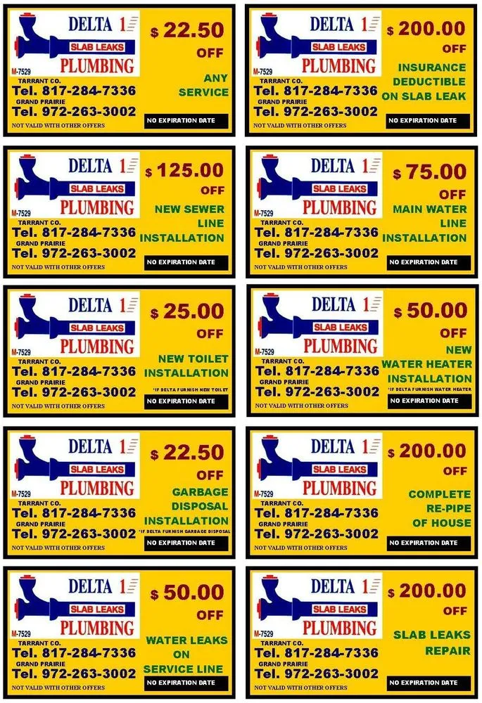 Slide of Delta 1 Plumbing