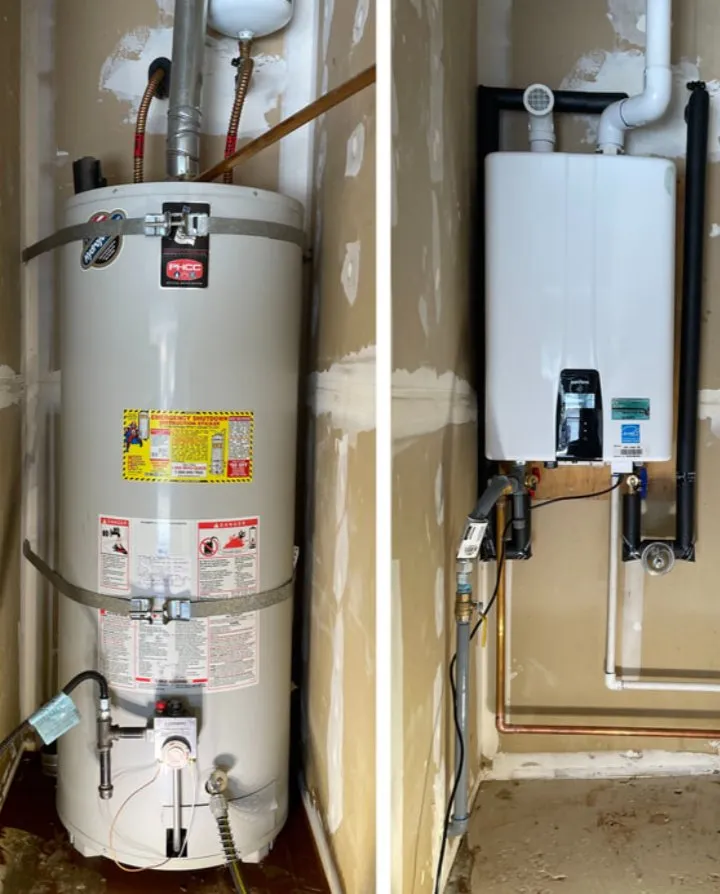 Slide of Delta Water Heating and Plumbing