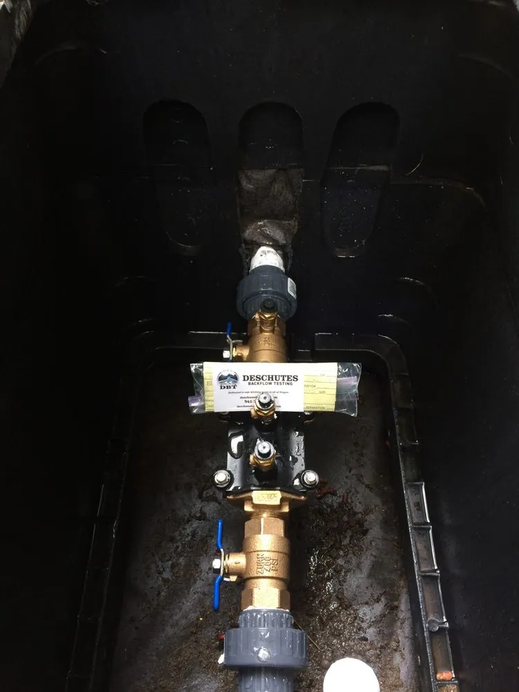 Slide of Deschutes Backflow Testing