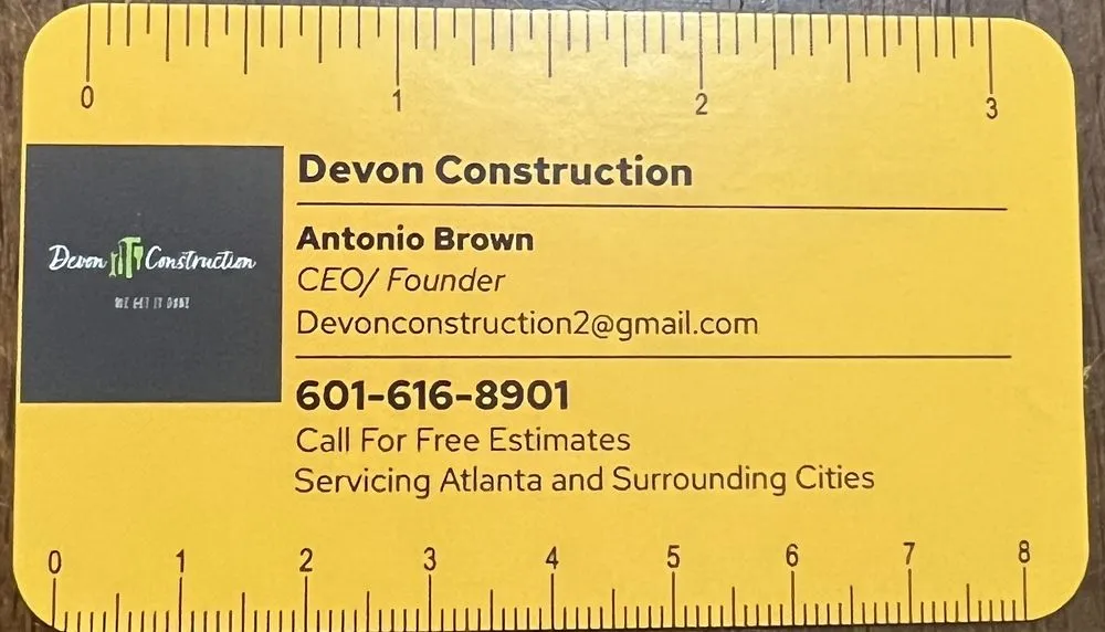 Slide of Devon Construction