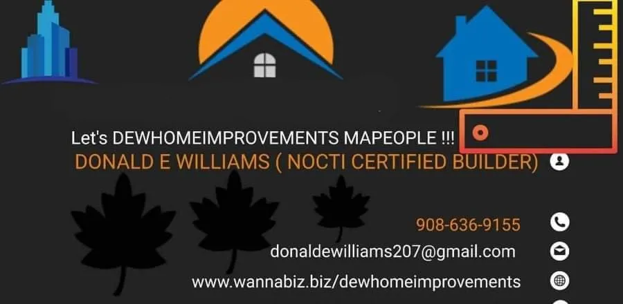 Slide of DEW HomeImprovements