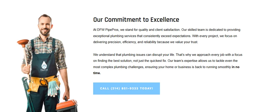 Slide of DFW Pipe Pros