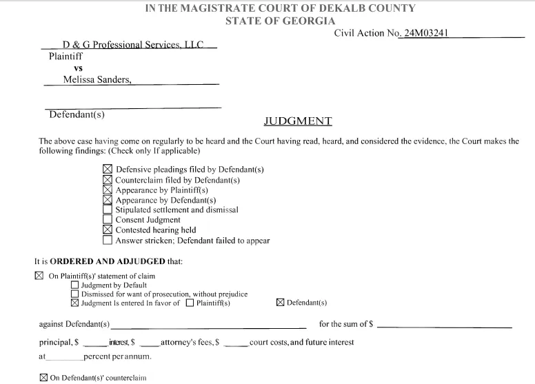 Slide of D&G Professional Services