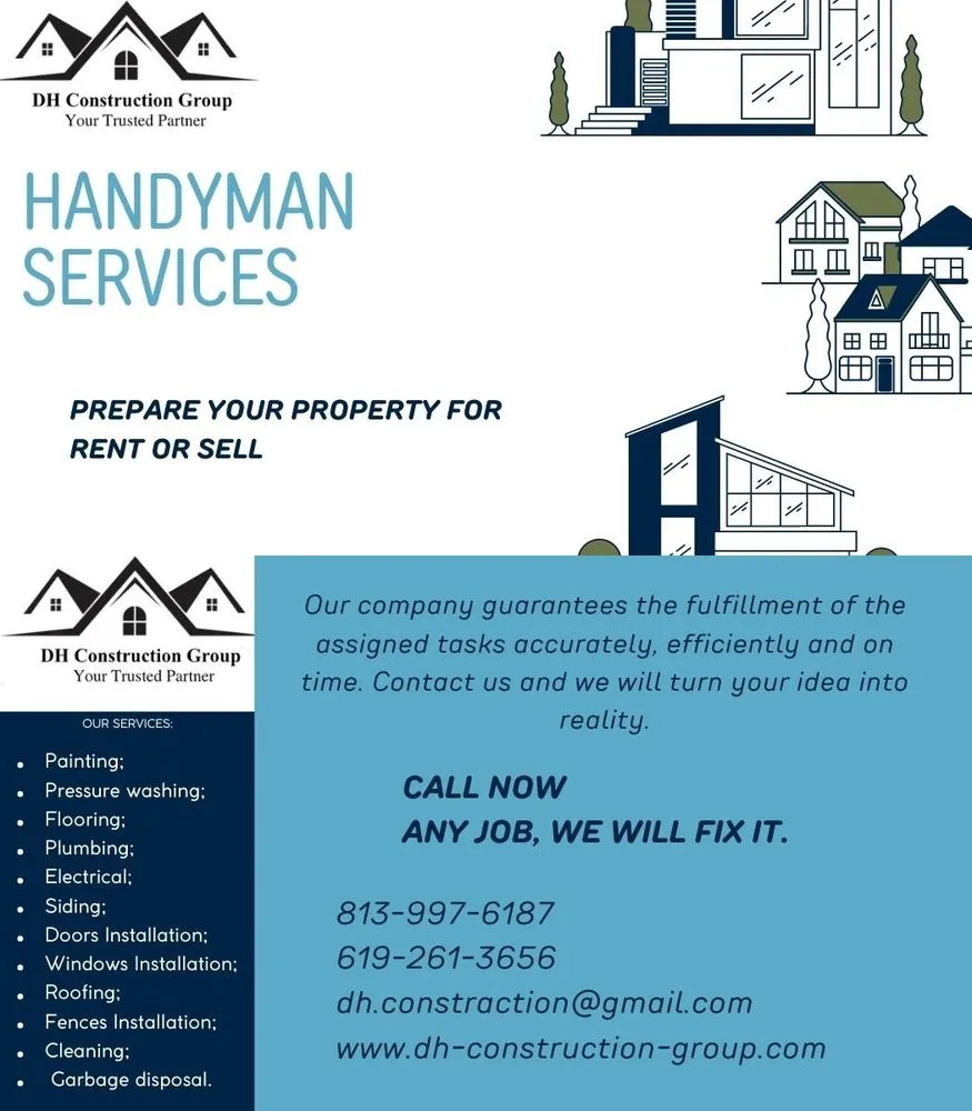 Slide of DH Construction Group