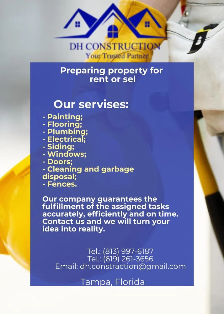 Slide of DH Construction Group