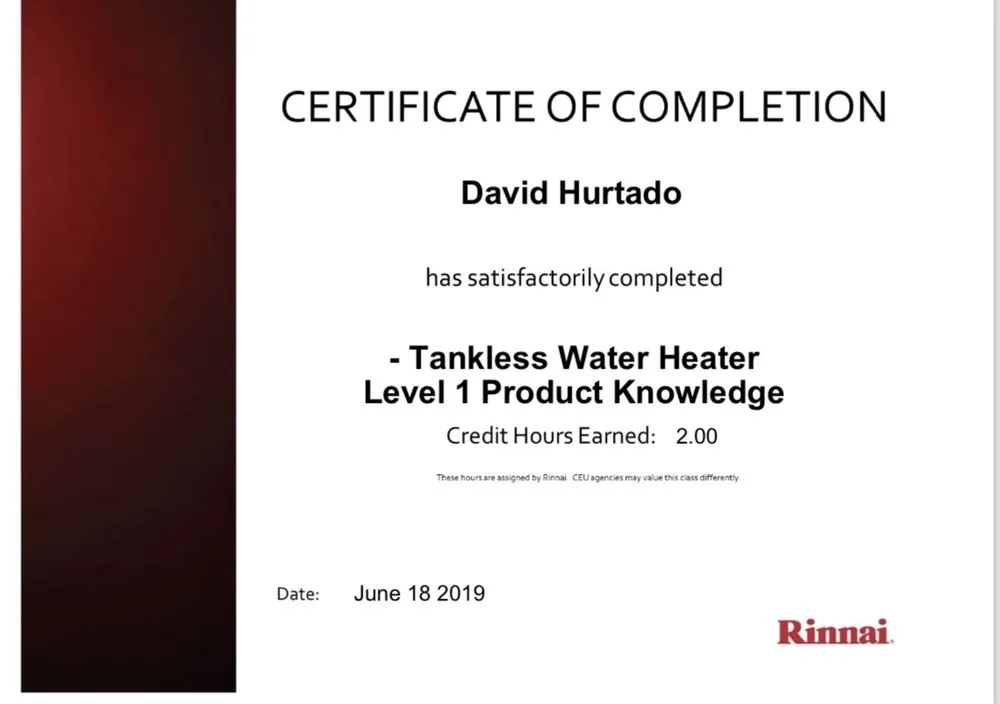 Slide of DH Plumbing