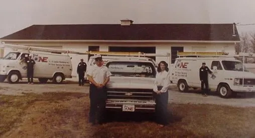 Slide of Dial One L. V. Lewis Plumbing