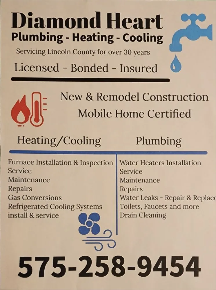 Slide of Diamond Heart Plumbing & Heating