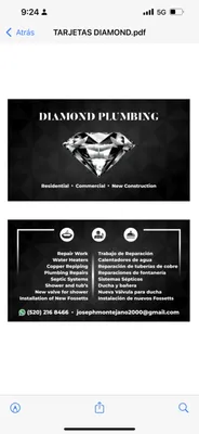 Diamond plumbing Logo