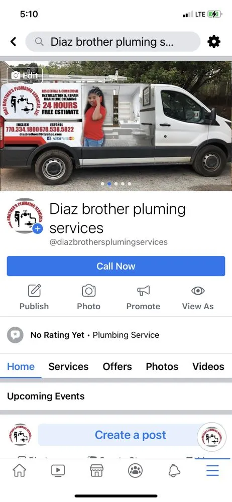 Slide of Diaz Brothers Plumbing Services