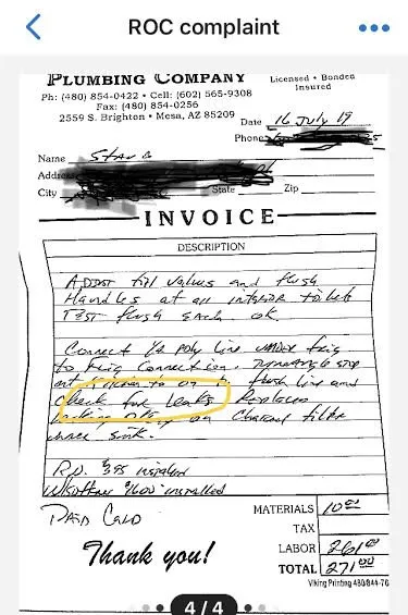 Slide of Diefenderfer Plumbing